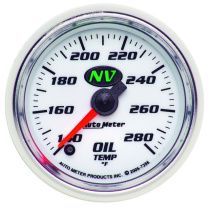 Oljetempmätare 52mm 140-280ºF (Digital Stepper-motor) NV